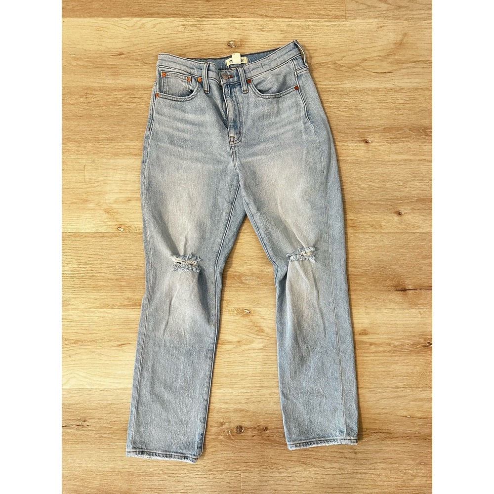Madewell The High Rise slim crop boyjean size 26 - Picture 2 of 6